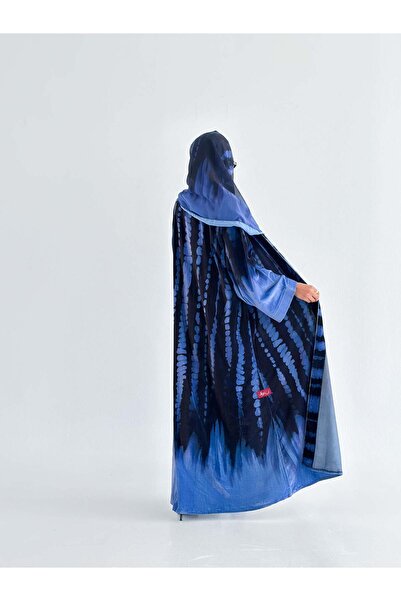 AYA mwt614 عباية مخمل طباعة