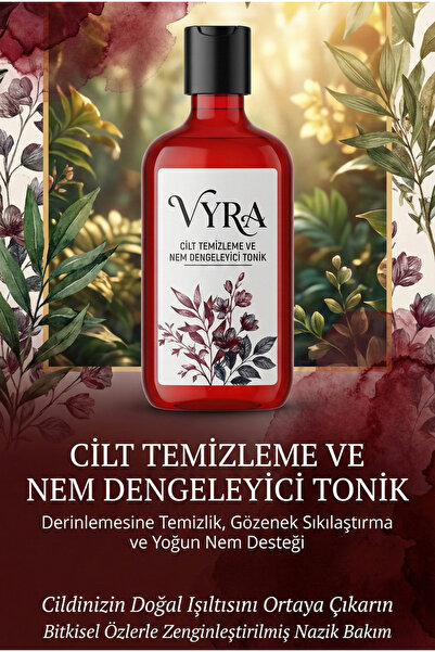 VYRA CİLT TEMİZLEME VE NEM DENLEGEYİCİ TONİK 200ML
