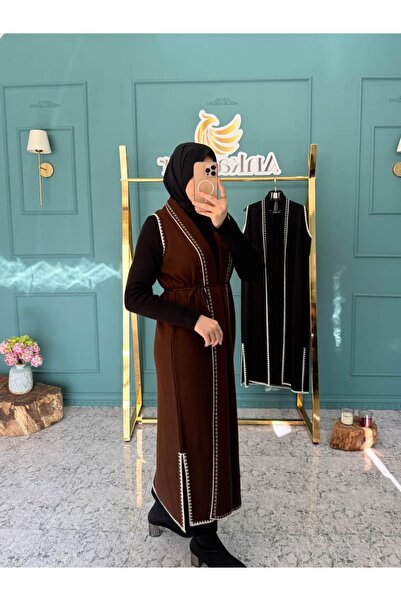 Nissra Ατσάλινο γιλέκο Ankanoor Çoban με κέντημα διπλό πέτο ANKA2518205