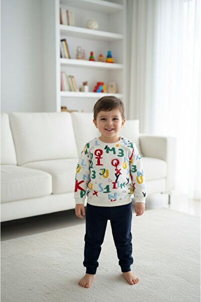 BOBBY JR KİDSWEAR Printed Baby Children's Set