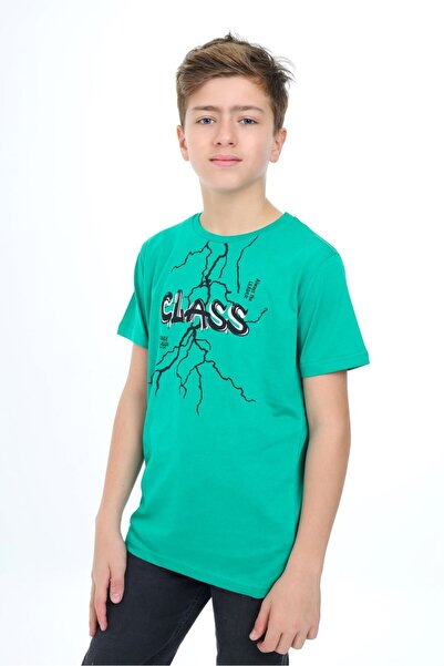 Toontoy Tricou cu mânecă scurtă cu imprimeu pentru băiat