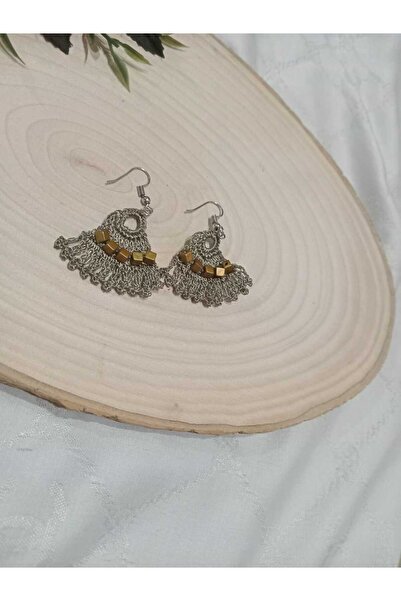 golden takış أقراط محبوكة يدويًا