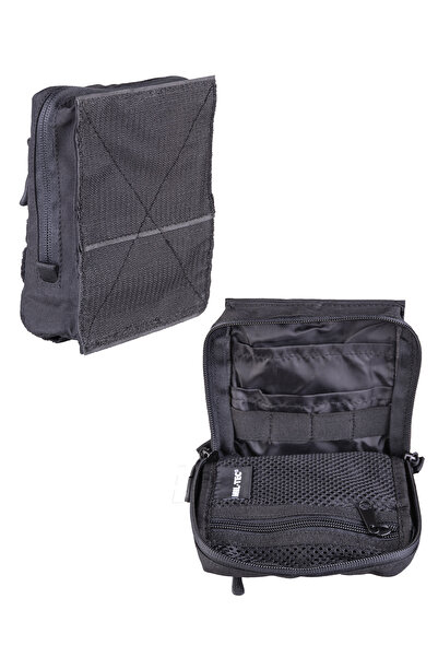 Mil-Tec Multifunctional pocket with velcro - Black