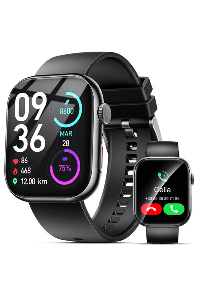 STA Smart Watch for Men & Women, 2.01" HD Touchscreen, Bluetooth Calling, IP68