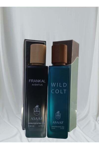 ASAAF Assaf Perfume Set (Wild Colt + Frankel Aventus) Each perfume is 200 ml