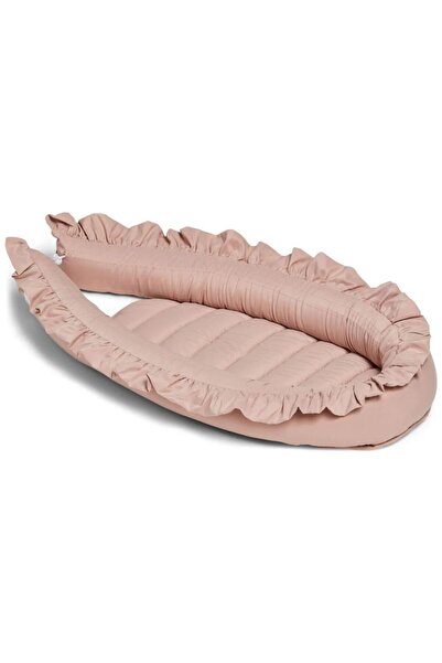 LITTLE ANGEL - Baby Lounger Nest – Newborn Infant Sleeper Pod Bed With Ruffle