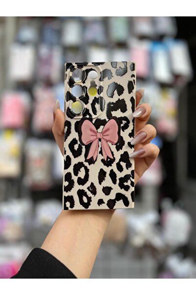 CaseKİdükkan جراب هاتف سامسونج جالاكسي S24 ألترا متوافق مع الكاميرا، مبطن بالمخمل من الداخل، بنمط منتفخ