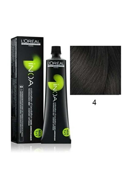 İNOA Permanent hair dye, ammonia-free, brown-4, 60g