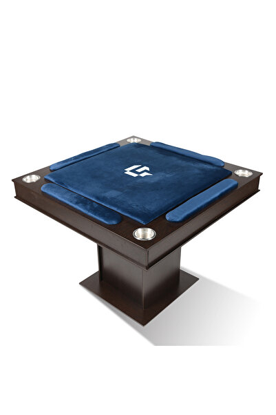 4P Classic High Baloot Table 4P, MDF, 90×90×73 cm, Blue