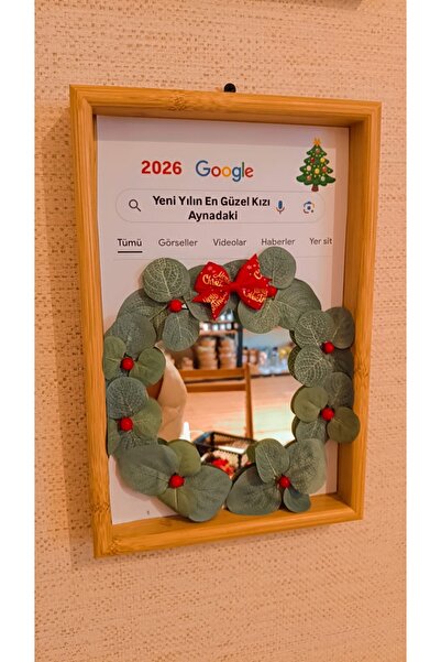 ADA HOME COLLECTION SHOP 2026 YILBAŞI Yeni Yılın En Güzel Kızı Aynadaki- Çiçe...