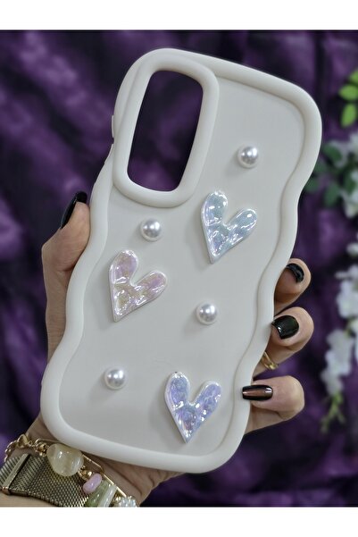 Magic Ring جراب هاتف ناعم وأنيق متوافق مع سامسونج جالاكسي A35 مع تفاصيل قلب ل...