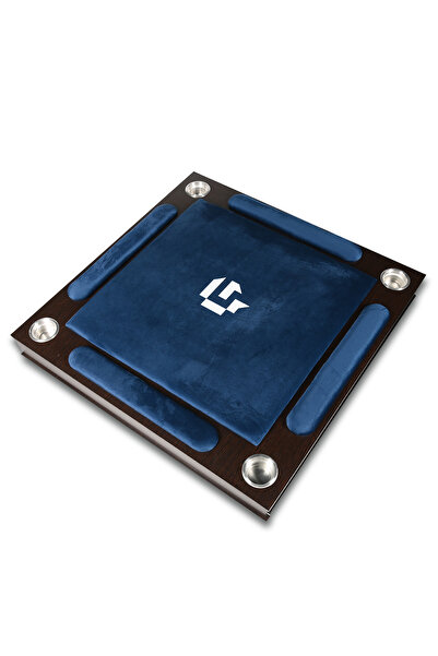 4P Classic High Baloot Table 4P, MDF, 90×90×73 cm, Blue