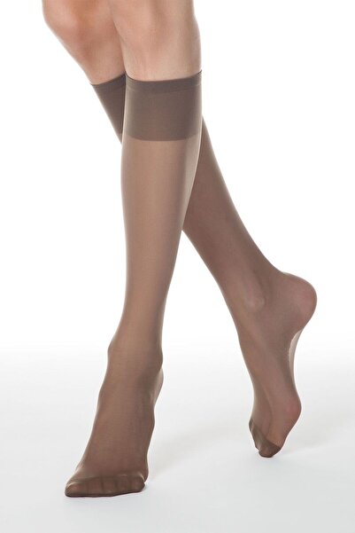 Conte Elegant Women's 3/4 Long Socks Lycra, Tension Soft 40 Den - Nero, 36-39 (23-25)