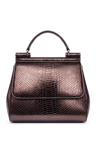 Generic Women’s Elegant Party Handbag – Shiny Evening Top Handle Mini Bag – 22 × 15 cm