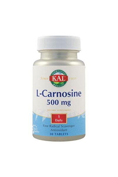 Secom L-Carnosine 500 mg Kal, 30 tablets,