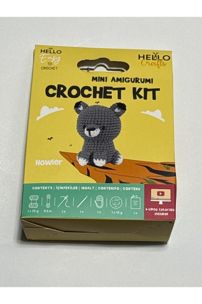 Hello Craft طقم كروشيه ميني أميجرومي هاولر