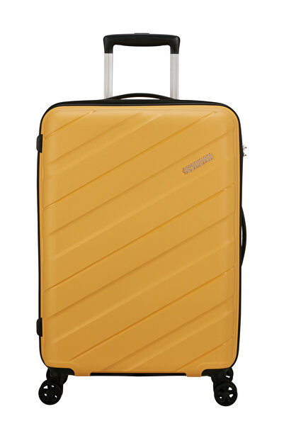 American Tourister JETDRIVER 3.0-902 Troller Medium Yellow- 67/24 cm, 4 H-Spin Wheels