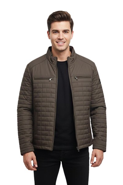 BIGAZZI Ανδρικό καπιτονέ αθλητικό παλτό με γιακά δικαστή 99500 BGL-ST04169