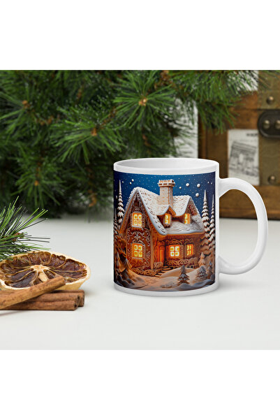 BaoBao Christmas ceramic mug 330 ml (11 oz) – festive design, durable