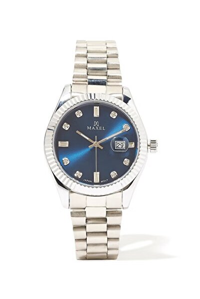 Maxel ساعة أويستر بيربيتوال أنالوج للرجال - 42 مم - فضية