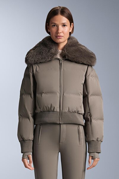 Oysho MINARDI PIUME SKI water-resistant jacket with 80% down and 20% feather