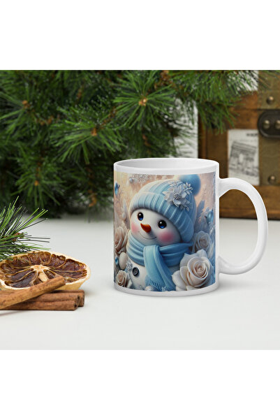 BaoBao Christmas ceramic mug 330 ml (11 oz) – festive design, durable