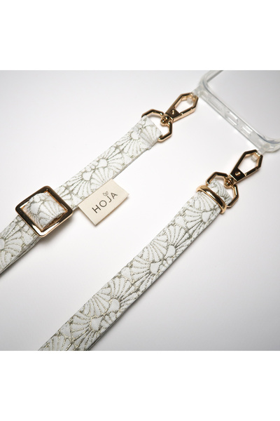 HOJA Store iPhone 17 Pro Max Shine Perla Telefon Askısı - Askılı Telefon Kılıfı