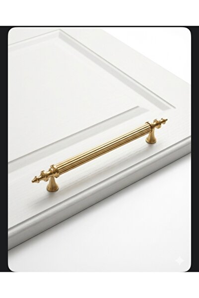 Özen Metal Özen Rustic Furniture Handle 224mm Golden Yellow.