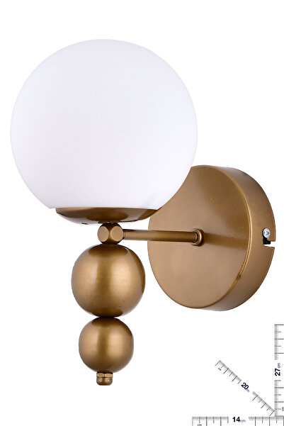 VK HOME AYDINLATMA NEVA BEYAZ OPAL CAMLI APLiK ESKiTME (KAHVERENGi)