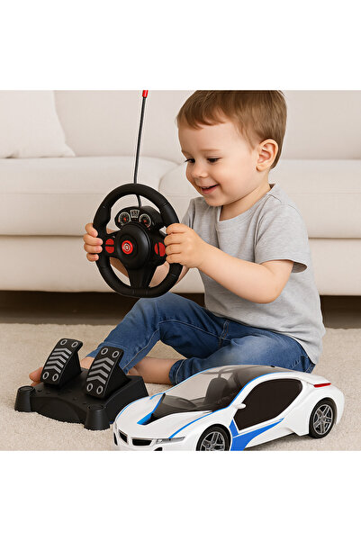 Bebelul RC Car with Steering Wheel Accelerator and Brake Pedals 3 years+