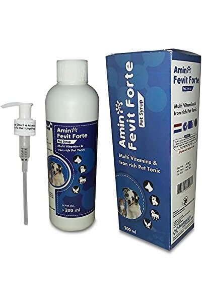 Aminorich Amino Fevit Forte Multivitamins & Iron-rich Pet Syrup 200ml for Cats and Dogs