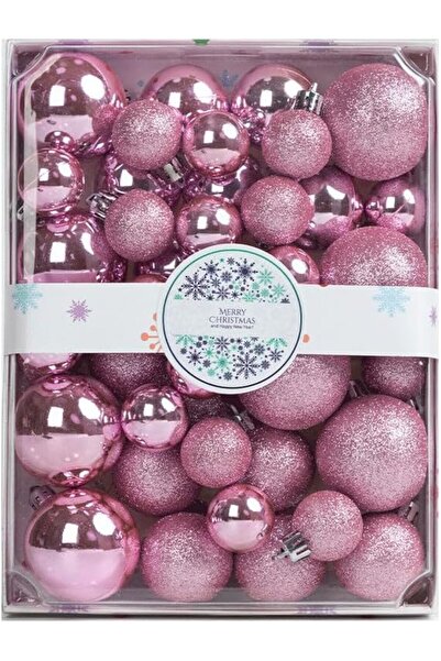 Generic 42pcs Christmas Balls,Multiple Sizes&Appearances- 3cm, 4cm, 5cm- Glossy ball and Glitter ball are Su