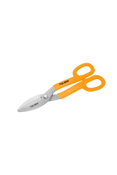 TOLSEN Sheet Metal Scissors, Inclined Handle, Length 300 Mm, Material Die-Forged Steel, Ergonomic