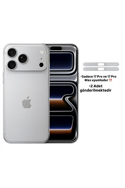 SOLİD CASE iPhone 17 Pro / 17 Pro Max için 2 Adet Metal Toz Geçirmez Hoparlör...