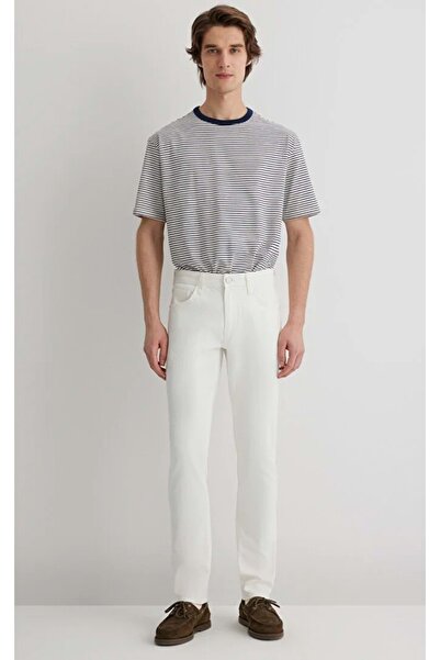 Mavi M0042288003 Jake Black White Jean Pants Men's Denim Trousers White