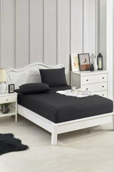 VENTİ VENTİSCA Purecotton Comfort Cotton Fitted Elastic Sheet + Pillowcase Set