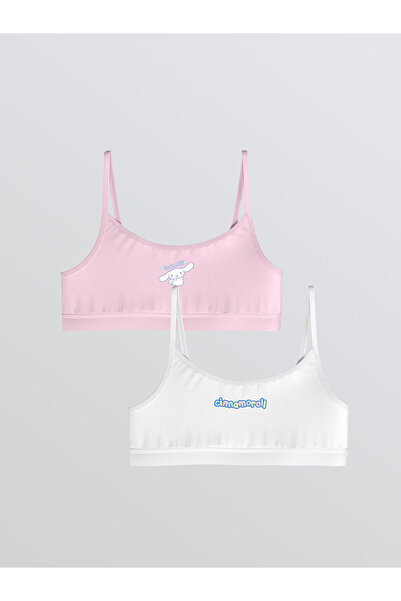 LC Waikiki Rmz Gi̇yi̇m Farkiyla Cinnamoroll Printed Girls' Bustier Set of 2