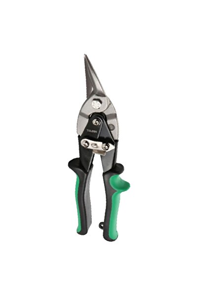 TOLSEN Sheet Metal Scissors with Left Cutting Direction, Blade Size 1.5 Mm, Plastic Handle