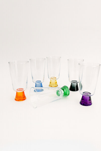 Lucia Cappadocia Colorful Soft Drink Glass Set of 6