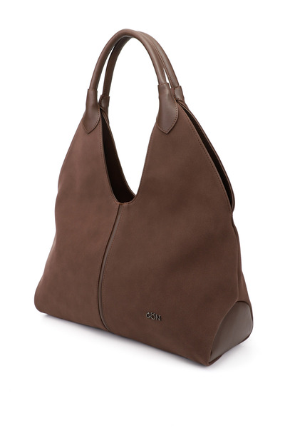 GÖNDERİ(R) Women's Brown Suede Brown Shoulder Bag