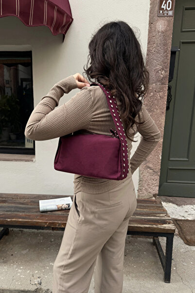 LEONAS Staple Detailed Women's Hand and Shoulder Bag Lisbon St0037