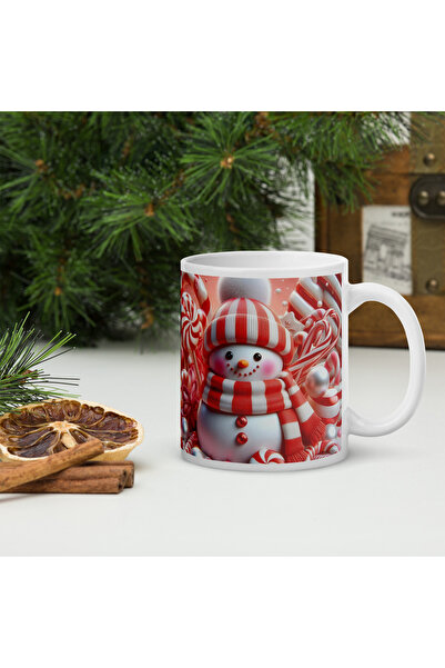 BaoBao Christmas ceramic mug 330 ml (11 oz) – festive design, durable