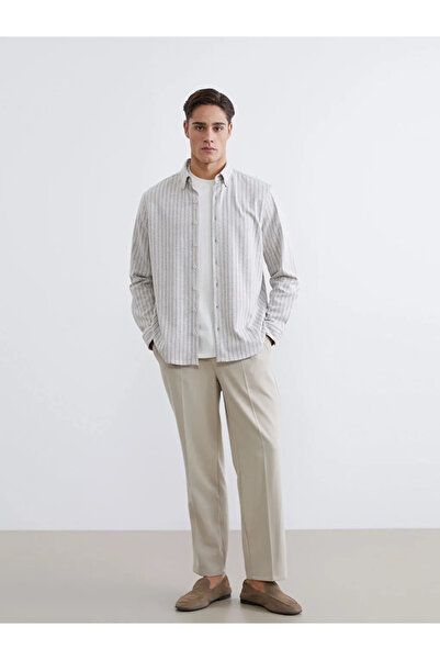 LC Waikiki Striped Long Sleeve Men's Shirt