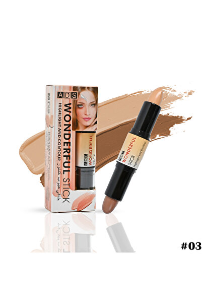 ADS Dual-use highlighter and contour pen