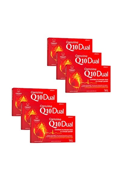 Barny's® Premium Quality Pack of 6 Coenzyme Q10 Dual boxes - 30 capsules