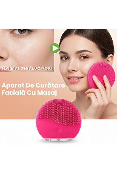 OferteTop Facial Cleansing Device With Massage, Rechargeable, Waterproof, 12 Speeds