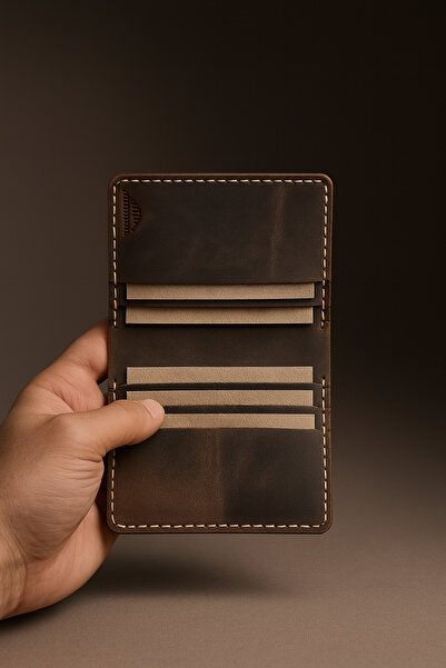 Colermi Genuine Leather Handmade Wallet – 6 Card Slots – Coin Compartment – Small Size Leather Wallet