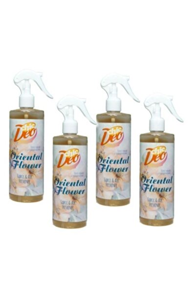 Dacris ORIENTAL FLOWER FABRIC & FRESHENER AIR FRESHENER - 400 ML - SPRAYER - set of 4