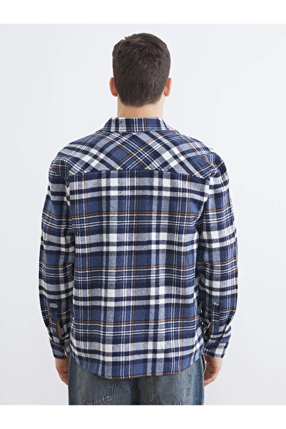 LC Waikiki Regular Fit Long Sleeve Plaid Men's Lumberjack Shirt