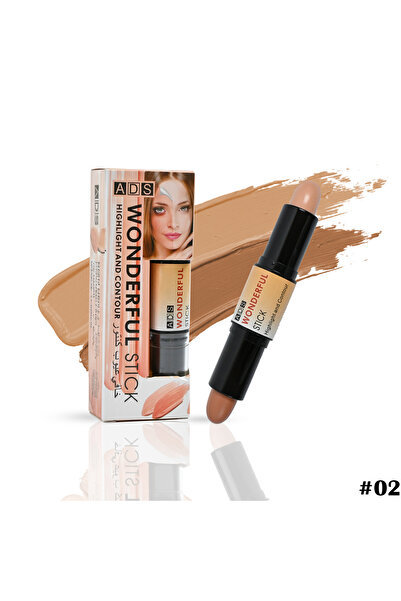 ADS Dual-use highlighter and contour pen